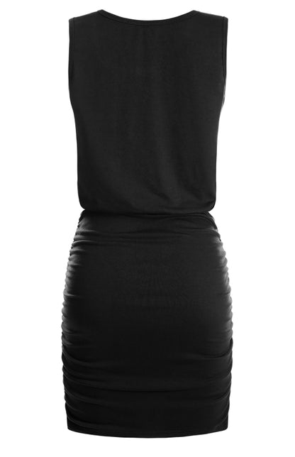 Ladies Summer Sleeveless Tank Top Dress Package Hip Skirt